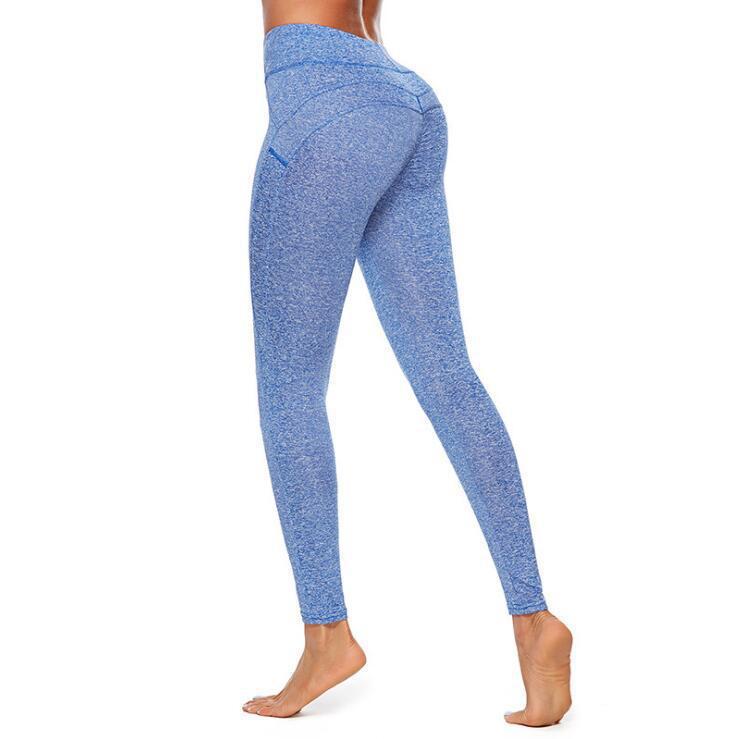 Seamless Hi Waist Leggings blue 